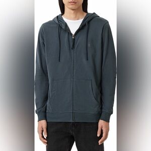Allsaints Brace Cotton Zip Up Hoodie Size Large